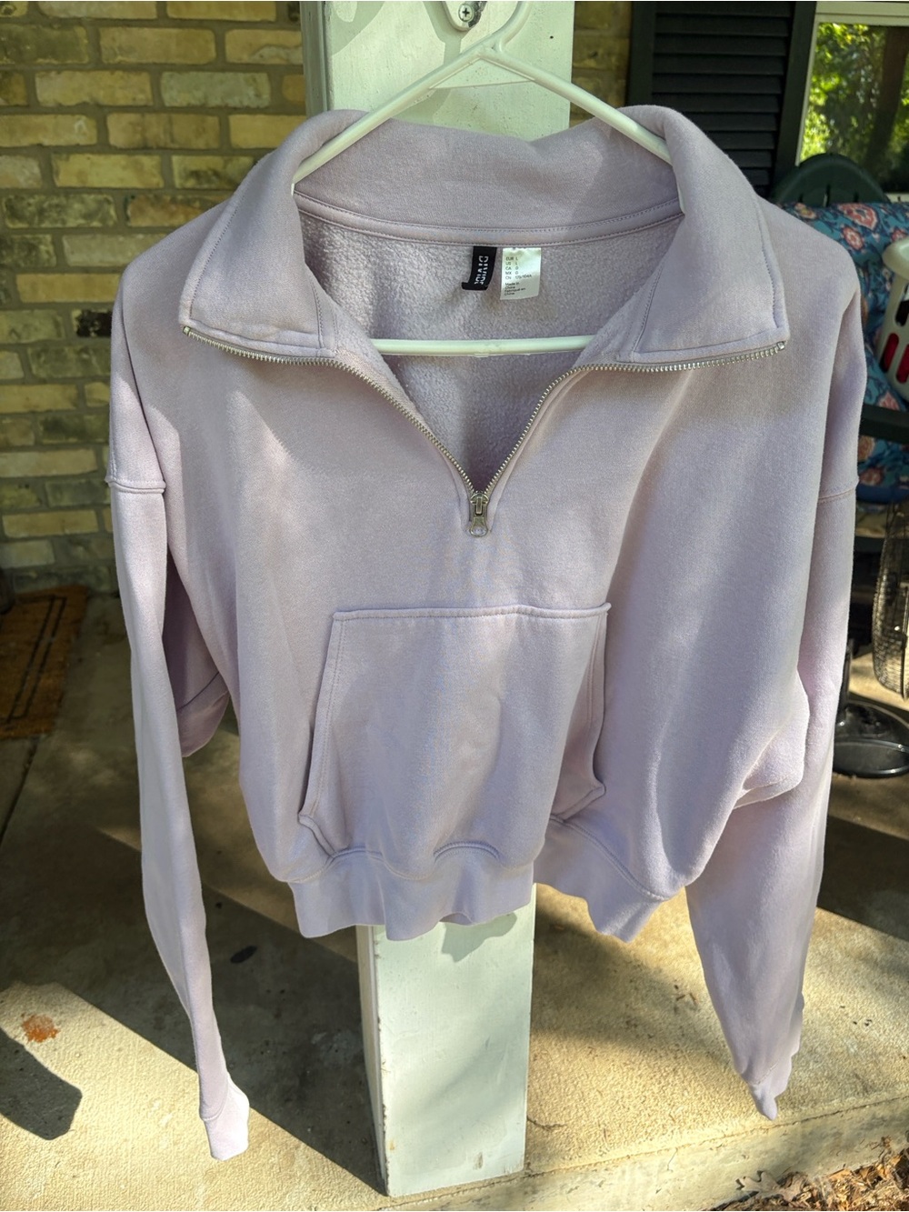 Divided Teddy Jacket in Light Lavender